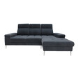 Mizu Fabric Push Back L-Shape Sofa MD6605
